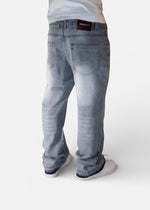 Load image into Gallery viewer, Grey Flared Jeans