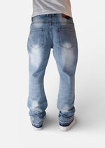Load image into Gallery viewer, Blue Flared Jeans