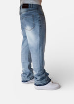 Load image into Gallery viewer, Blue Flared Jeans