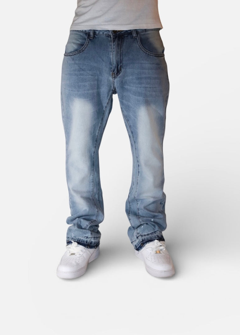 Blue Flared Jeans
